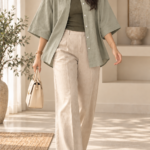 Sage Drift Batwing Shirt